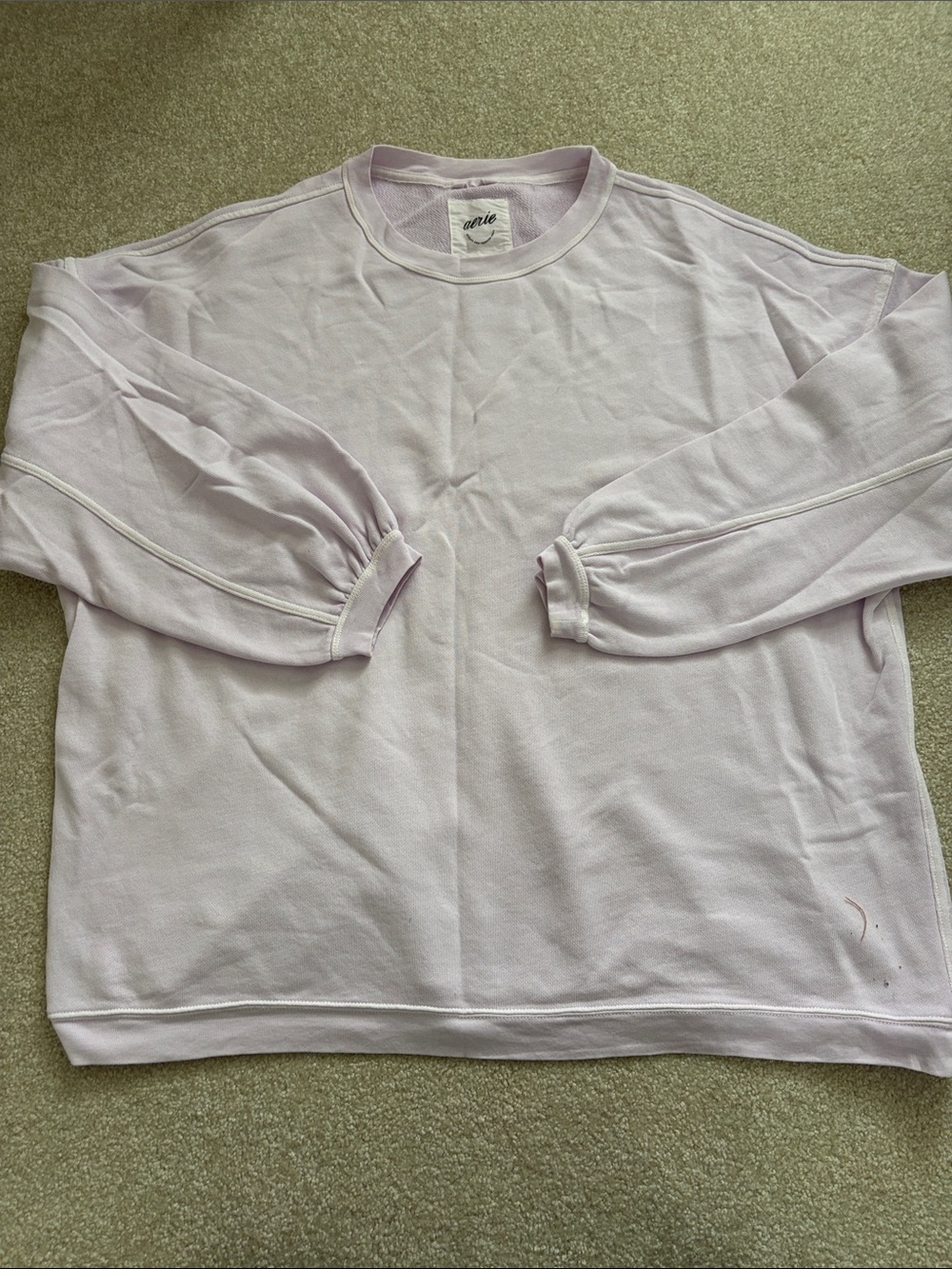 Aerie Women's Purple Sweatshirt